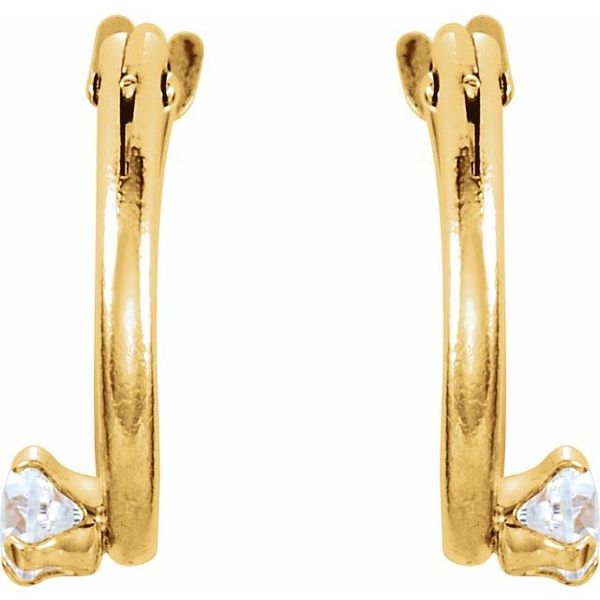 Youth Accented Hoop Earrings - Image 2