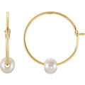 Youth Pearl Huggie Earrings