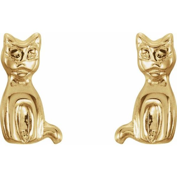 Youth Cat Earrings - Image 2
