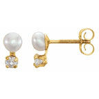 Youth Accented Pearl Earrings