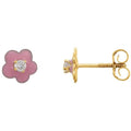 Youth Enamel Flower Earrings
