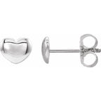 Youth Puffed Heart Earrings
