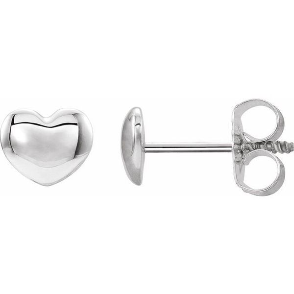 Youth Puffed Heart Earrings