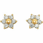 Youth Floral-Inspired Earrings - Image 2