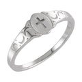Youth Cross Signet Ring