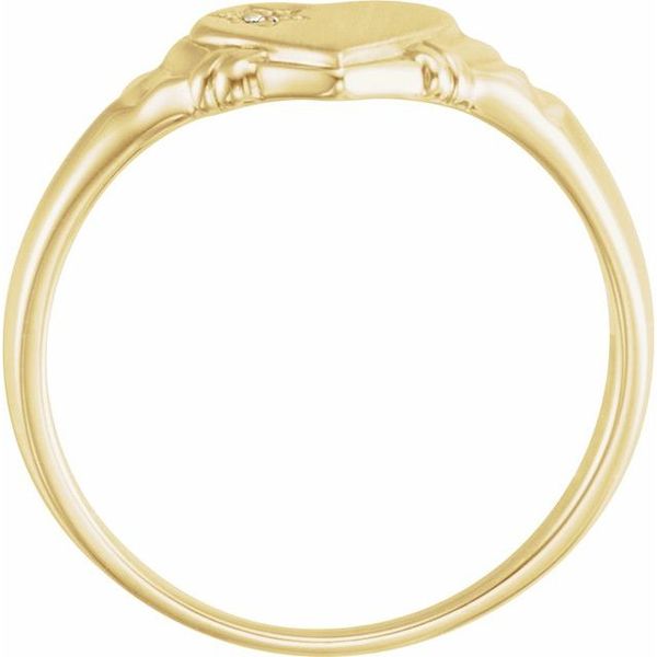Accented Youth Heart Ring - Image 2