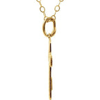 Youth Pierced Heart Cross Necklace - Image 2