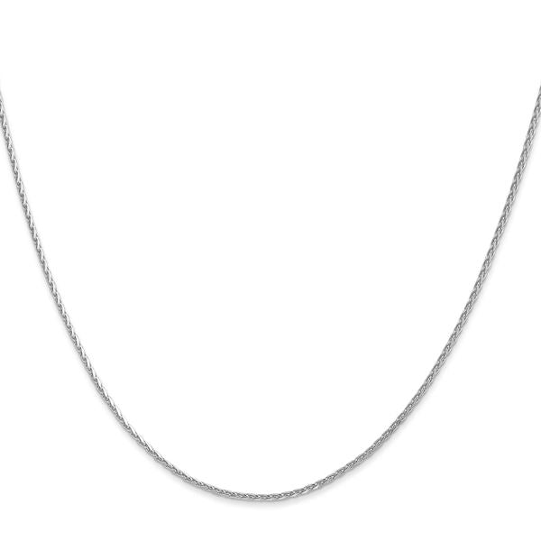 Leslie's 14K White Gold 1.3mm D/C Wheat Chain - Image 2