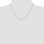 Leslie's 14K White Gold 1.3mm D/C Wheat Chain - Image 4