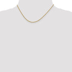 Leslie's 14K 1mm D/C Quadra Wheat Chain - Image 4