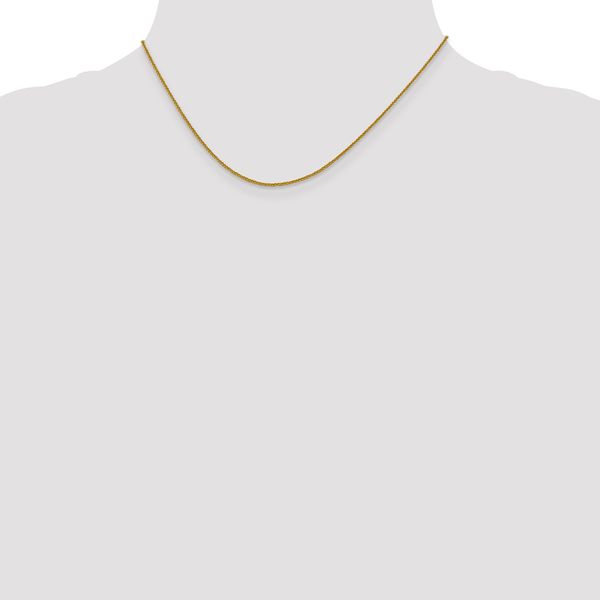 Leslie's 14K 1mm D/C Quadra Wheat Chain - Image 4