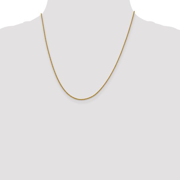 Leslie's 14K 1mm D/C Quadra Wheat Chain - Image 4