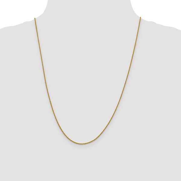 Leslie's 14K 1mm D/C Quadra Wheat Chain - Image 4