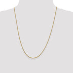 Leslie's 14K 1mm D/C Quadra Wheat Chain - Image 4