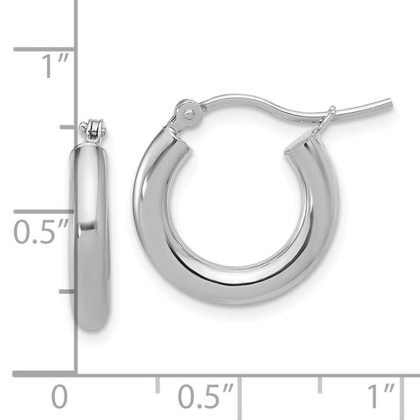 Leslie's 14K White Gold Earrings - Image 3