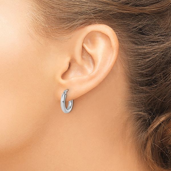 Leslie's 14K White Gold Earrings - Image 4