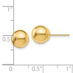 Leslie's 14K Polished 8mm Ball Post Earrings - Image 4