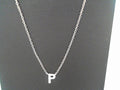14k RG .05 dtw17"  Initial necklace s1078268