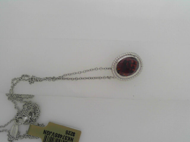 oval garnet 2.83 18inch