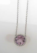 SS Pink Amethyst 17" Necklace