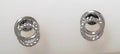 14kw Twisted Rope Dbl Circle Stud Earrings