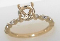 Gabriel NY Bridal Lanna - 14K Yellow Gold Round Diamond Engagement Ring .30ctw S1622920