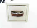 Tungsten 8mm with JDWB and Hammered edges <br>SZ 11