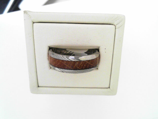 Tungsten 8mm with JDWB and Hammered edges <br>SZ 11