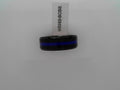 Men's black and blue stripe band Sz 10