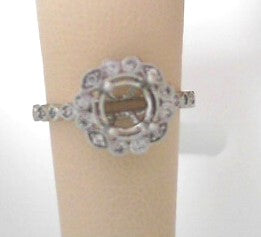 Diamond Ring 1.20ct 14K White Gold