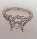 14kwg .72 ctw Diamond Mounting