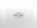 Diamond Solitaire Ring Round 1.0ct 14K White Gold