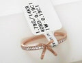 Diamond Semi Mount Ring .19ct 14K Rose Gold