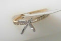 Diamond Semi Mount Ring .15ct 14K Yellow Gold