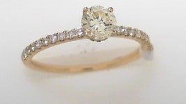 14ky .79 ctw Diamond Engagement Ring