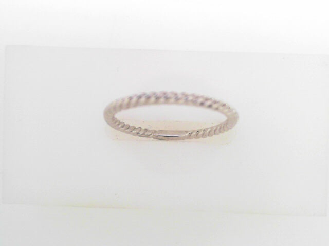 Gabriel NY 14K White Gold Twisted Rope Stackable Ring S1355632