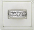 18kw 1.25ctw Diamond band Sz 6.5