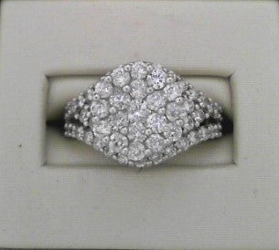 Diamond Ring 2.50ct 14K White Gold