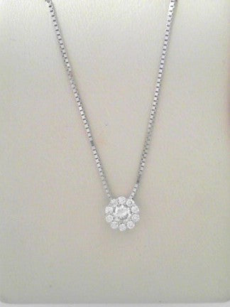 Diamond Pendant .50ct 14K White Gold