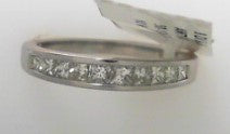 10kw  Princess Cut Diamond Band