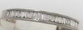 14kw .25ctw  Baguette Diamond Band