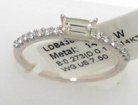 14kw Diamond Band