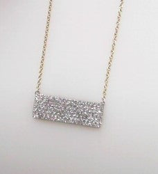 Heera Moti Diamond Pendant .87ct 14K Yellow Gold