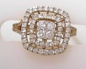 14ky .97 ctw Diam RIng/Pend