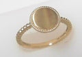 Gabriel NY 14K Yellow Gold Bujukan Engravable Signet Ring S1622929