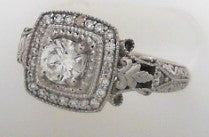 Diamond Ring .50ct 14K White Gold