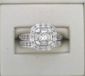 Diamond Bridal Set 1.40ct 14K White Gold