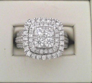 14kw 2.00ctw Diamond Ring Sz 7