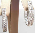 Lady's White 10 Karat Earrings