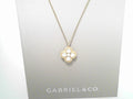 Gabriel NY 14K Yellow Gold Rope Diamond Pendant Necklace .40ctw S1336278